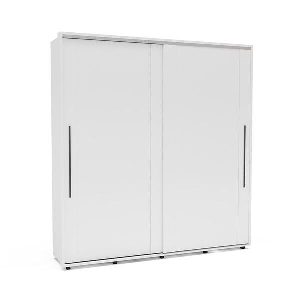 Imagem de Guarda Roupa De Casal Coimbra 2 Portas 6 Gavetas Branco - Politorno