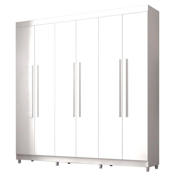 Imagem de Guarda Roupa Elegance 6 Portas e 2 Gavetas Branco - Vila Rica