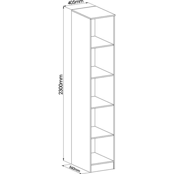 Imagem de Guarda Roupa Modulado 1 Porta Requinte+ Móveis Castro