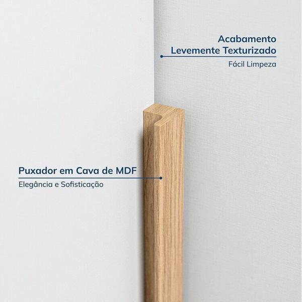 Imagem de Guarda-roupa Modulado 10 Peças 10 Portas 1 Mesa Cabeceira Jade Cabecasa Madeiramadeira