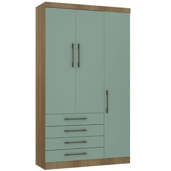 Imagem de Guarda Roupa Modulado 132cm - 3 Portas E 4 Gavetas