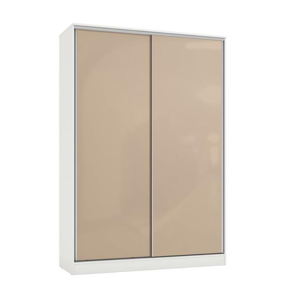 Imagem de Guarda Roupa Modulado 158,4cm 2 Portas de Corrrer Arca - Branco/Macadâmia