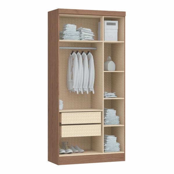 Imagem de Guarda Roupa Modulado 3 Portas 2 Gavetas Infinity Móveis Castro