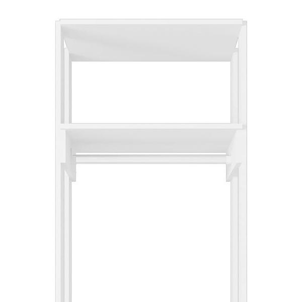 Imagem de Guarda Roupa Modulado Closet Titan 1 Porta Branco Velluto - PR Móveis