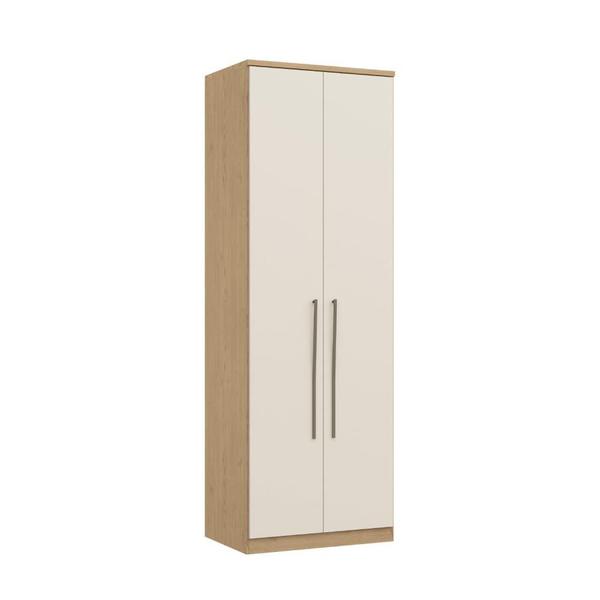 Imagem de Guarda Roupa Modulado Elegance 2 Portas e 2 Gavetas-Carvalho/Off White