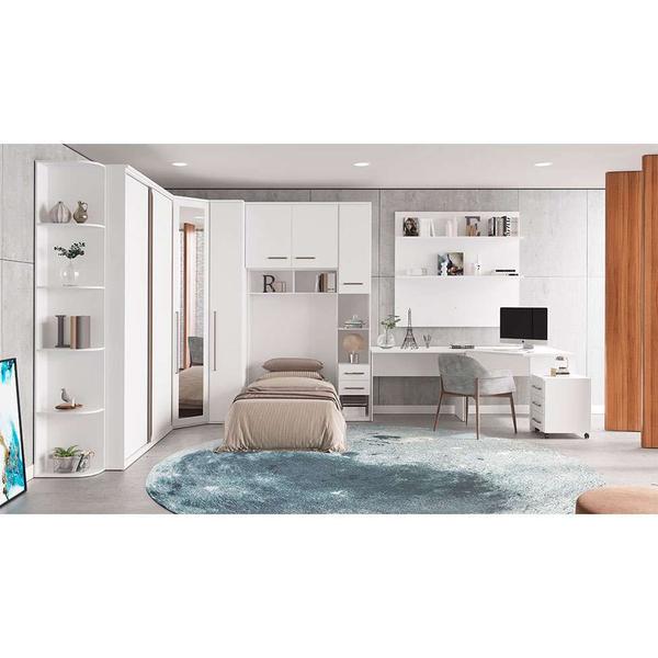 Imagem de Guarda-Roupa Modulado Elite 1 PT Branco