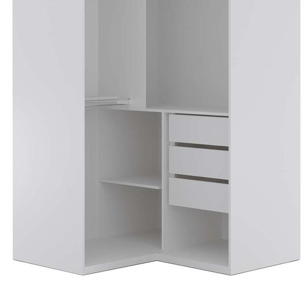 Imagem de Guarda-Roupa Modulado Elite 2 PT 3 GV Branco