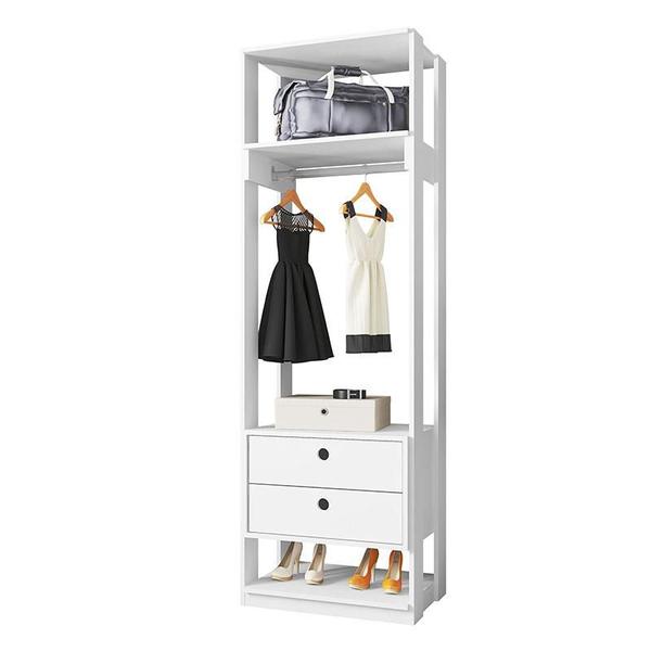 Imagem de Guarda Roupa Modulado Titan com Gavetas Branco - Móveis Leão