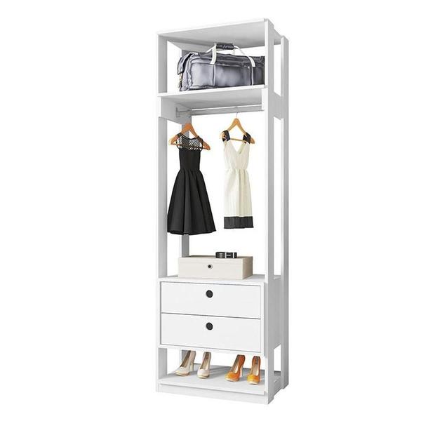 Imagem de Guarda Roupa Modulado Titan Com Gavetas Branco - Móveis Leão