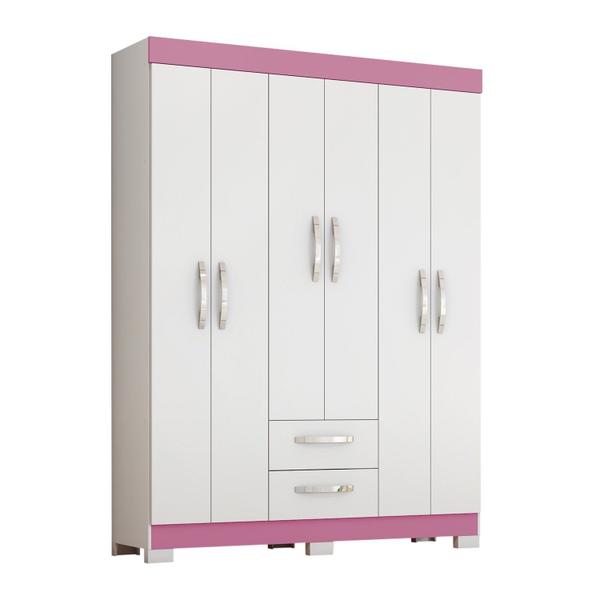 Imagem de Guarda-roupa Nt6015 com 6 Portas e 2 Gavetas