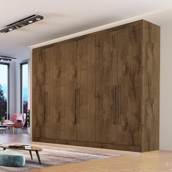 Imagem de Guarda Roupa Oslo 6 Portas 6 Gavetas MDF - MadeMarcs