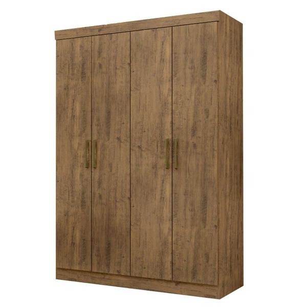 Imagem de Guarda-Roupa Paris 4 Portas 2 Gavetas 100 MDF Maxel