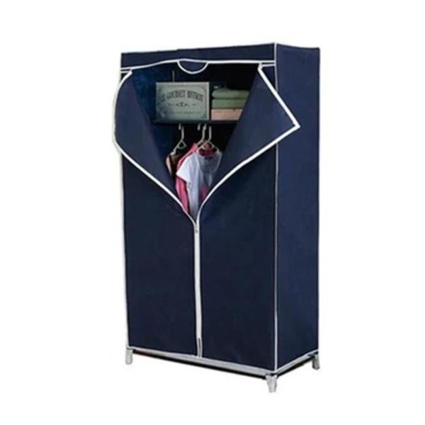 Guarda roupa portatil arara organizador prateleiras cabideiro - Tempo Real Imagem de Guarda roupa portatil arara organizador prateleiras cabideiro
