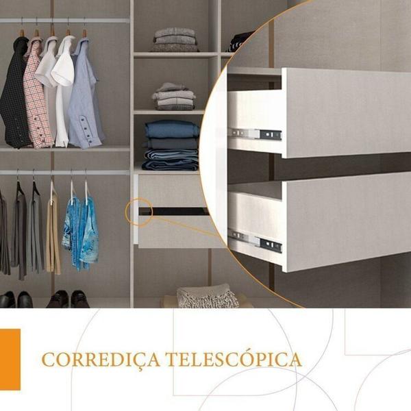 Imagem de Guarda-Roupa Sevilha 4 Portas Cômoda 5 Gavetas Cama Infanto Juvenil Solteiro Branco