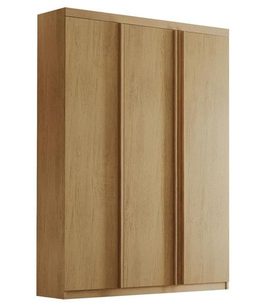 Imagem de Guarda Roupa Solteiro 100% MDF 2 Gavetas - Chicago-Naturale - Móveis Rufato