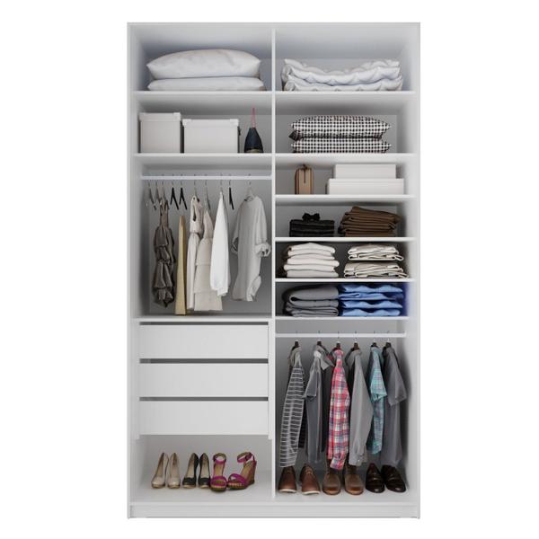 Imagem de Guarda Roupa Solteiro 100% MDF BP com 2 Portas Zermatt