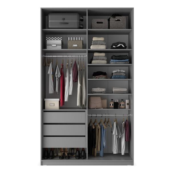 Imagem de Guarda-roupa Solteiro 100% Mdf Bp com 2 Portas Zermatt