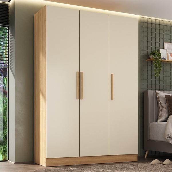 Imagem de Guarda-roupa Solteiro 3 Portas 200x136cm Aston Yescasa