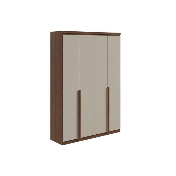 Imagem de Guarda Roupa Solteiro 4 Portas e 2 Gavetas Alonzo New Rovere - Lopas