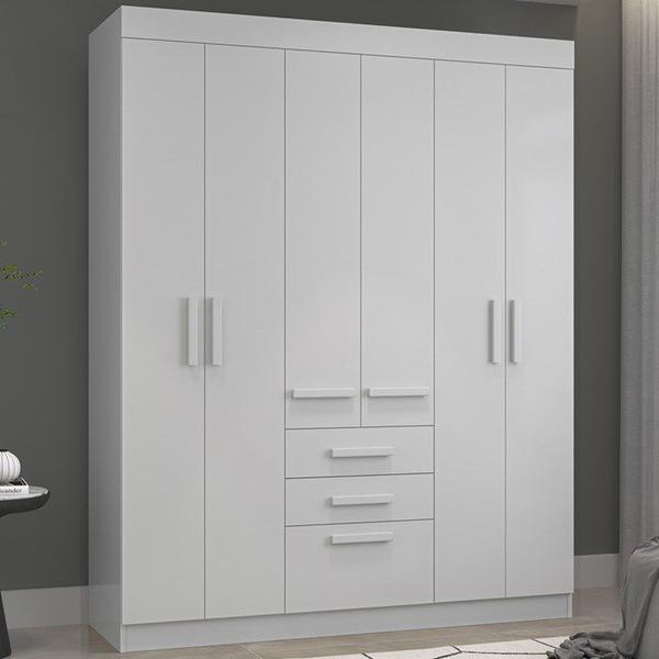 Imagem de Guarda Roupa Solteiro 7 Portas 178cm 2045137 Branco ARMoveis