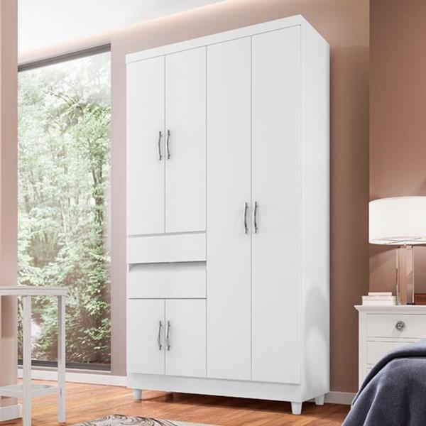 Imagem de Guarda Roupa Solteiro Exellence 2260 Branco Flex - Araplac