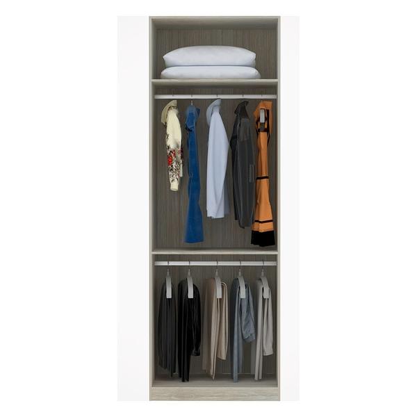 Imagem de Guarda-Roupa Solteiro Luciane 2 Portas Prime Plus 80 cm