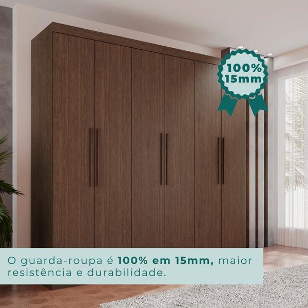 Imagem de Guarda-roupa Ubatuba Plus 6 Portas 3 Gavetas