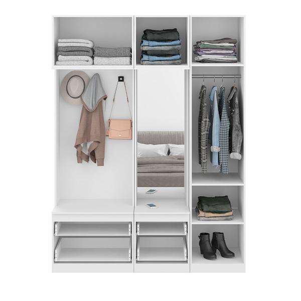 Imagem de Guarda Roupas Modulado com 3 peças FREE Be mobiliário