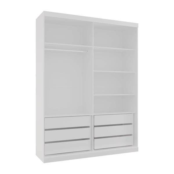 Imagem de Guarda Roupas Modulado Solteiro 176cm 2 Portas de Correr 100% MDF Royal