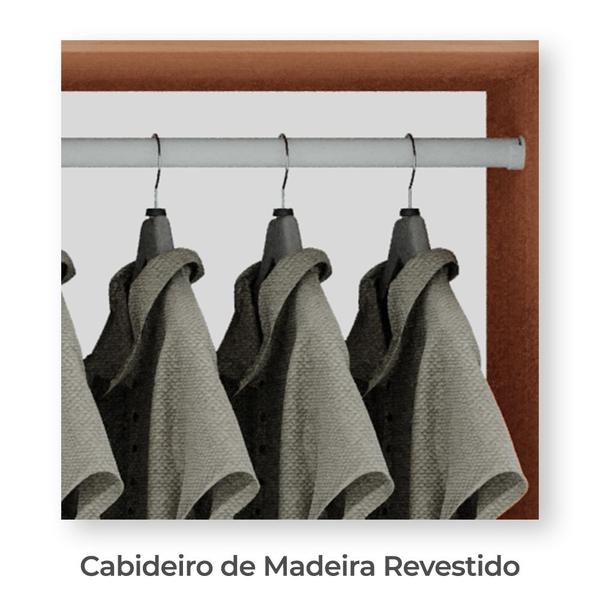 Imagem de Guarda-Roupas Porto Rico 100% MDF Tuboarte 3 Portas 2 Gavetas