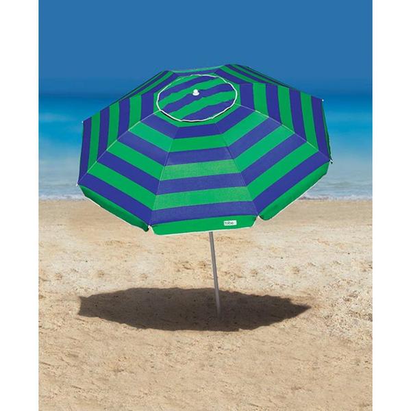 Guarda Sol 2m Alumínio Sombreiro Aruba Praia Piscina Camping Azul - 1306 Tobee Imagem de Guarda Sol 2m Alumínio Sombreiro Aruba Praia Piscina Camping Azul - 1306 Tobee