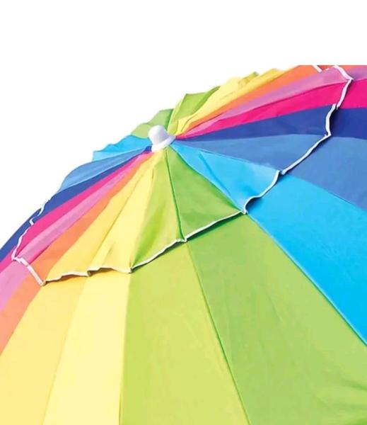 Imagem de Guarda sol articulável Rainbow 2,20 metros poliéster aluminio