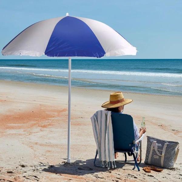 Imagem de Guarda Sol Grande Praia Piscina Pesca Cor Sortida1,80M Mor