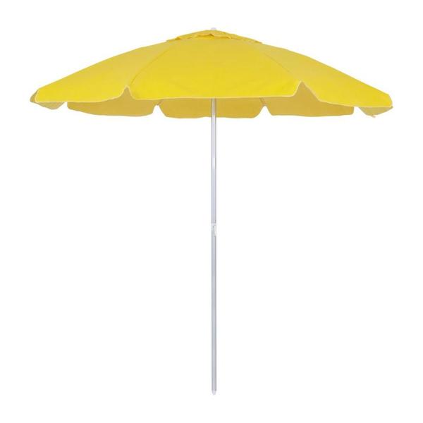 Imagem de Guarda Sol para Praia Piscina Amarelo Bagum 1,60 M Haste em Aluminio  Bel 