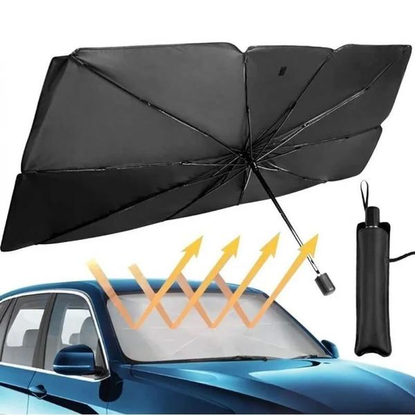 Imagem de Guarda Sol Parabrisa Carro Proteção Solar Uv Guarda Chuva