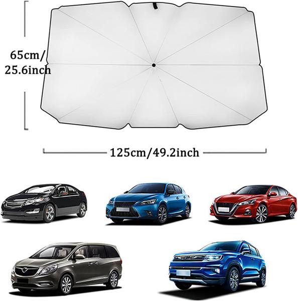 Imagem de Guarda-Sol Protetor solar de Carro Dobrável