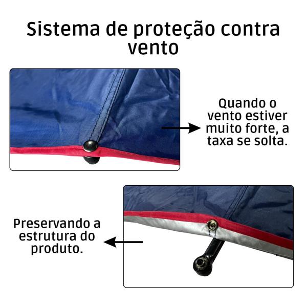 Imagem de Guarda Sol Universal Veicular Carro Caminhonete Resistente