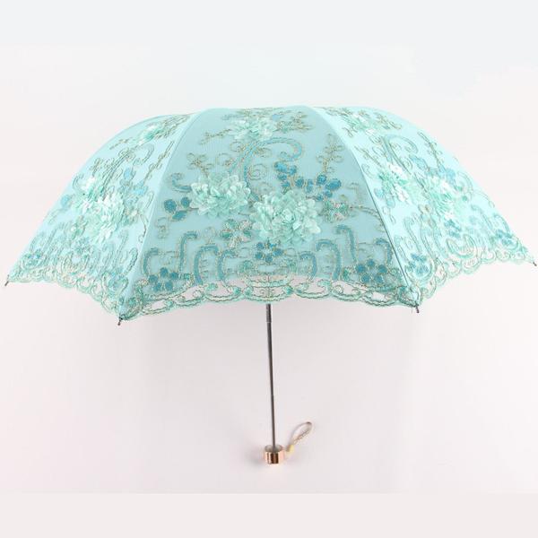 Imagem de Guarda-sol UV Honeystore Vintage Lace Azul