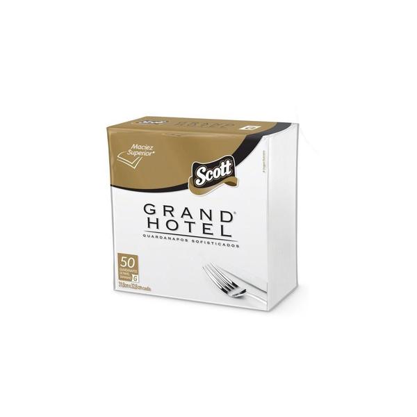 Imagem de Guardanapo Scott Grand Hotel 50 Folhas Duplas 23X21 Kit 5