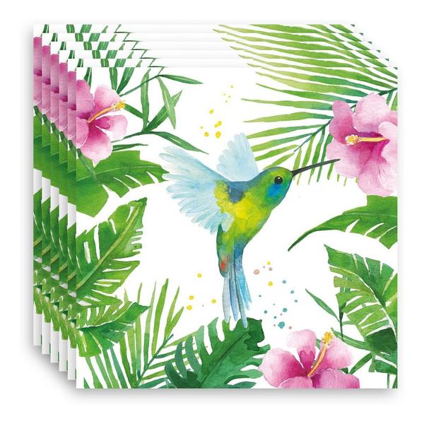 Imagem de  Guardanapos para Decoupage Ambiente Beija-flor Tropical 2 Unidades