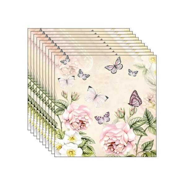 Imagem de  Guardanapos para Decoupage Ambiente Creme Botanico 2 Unidades