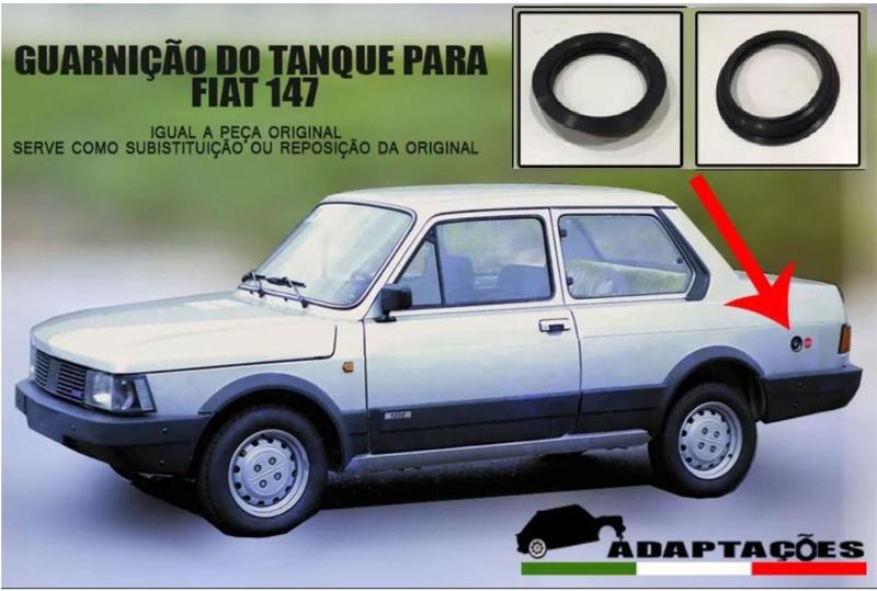 Imagem de Guarnição Borracha Bocal Tanque Pick-up 147 City Panorama Spazio Oggi