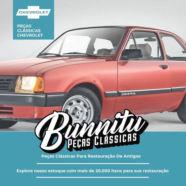 Imagem de Guarnição Borracha Quebra Vento GM Chevrolet Chevette Após 1985 - Lado Passageiro  - 04258-4