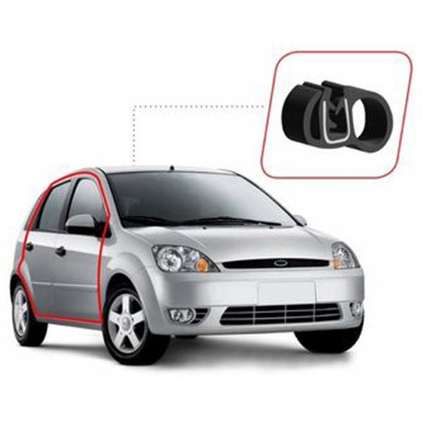 Imagem de Guarnicao Porta Dianteira / Traseira Com Aba 3450Mm - Ecosport 2003 A 2008 / Fiesta 2003 A 2008 - 115332