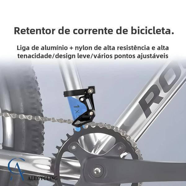 Imagem de Guia de Corrente de Mountain Bike RRSKIT - Estabilizador de Dentes (Positivo e Negativo) - Evita Quedas