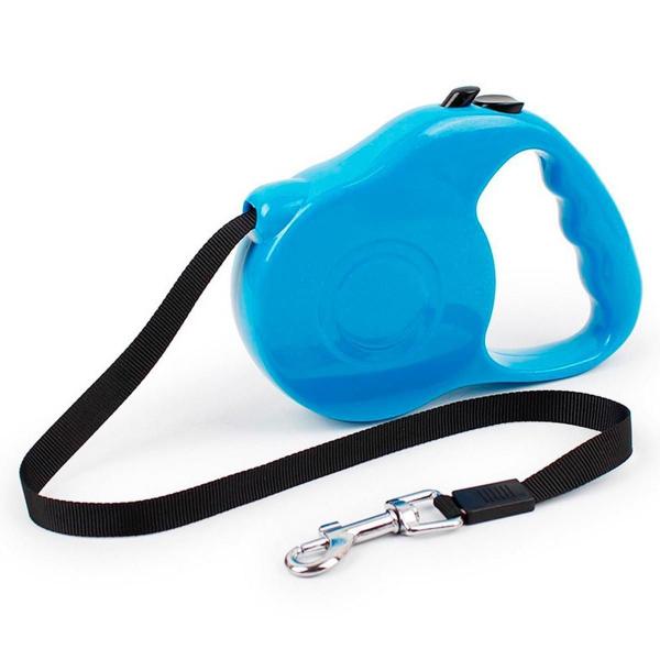 Guia Retrátil Resistente Para Pets 5 Metros - Desert Ecom Imagem de Guia Retrátil Resistente Para Pets 5 Metros