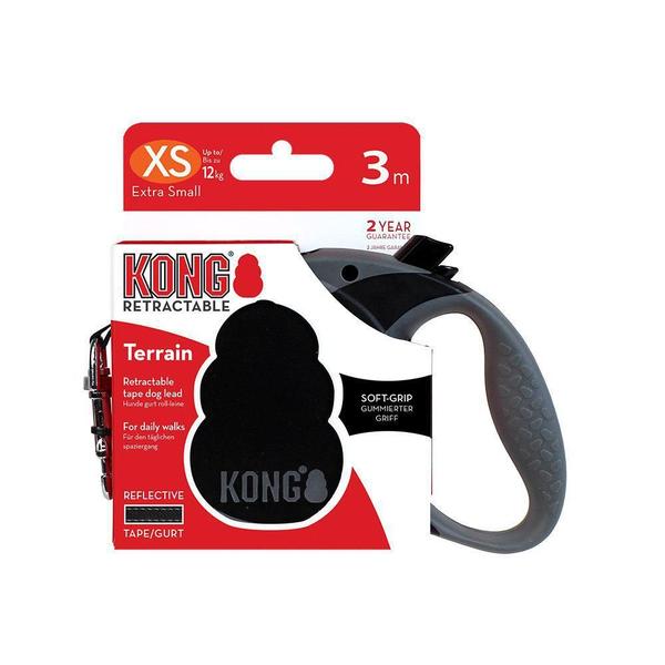 Imagem de Guia Retrátil Terrain Retractable Leash Extra Pequeno Preto