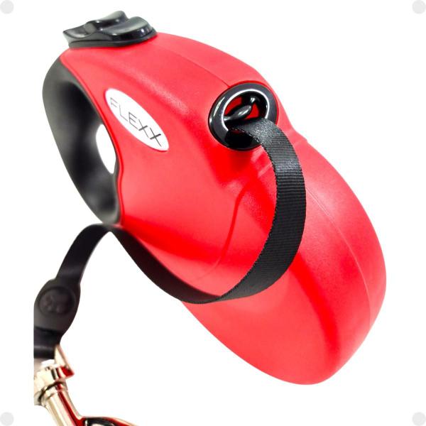 Imagem de Guia Retratil The Pets Flexx Media 20KG Vermelho