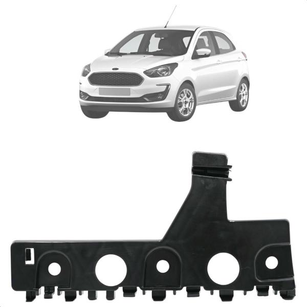 Imagem de Guia Suporte do Para-choque Dianteiro Lado Direito Para o Ford Ka 2019 2020 Até 2021