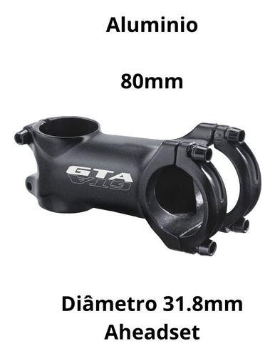 Imagem de Guidão Alumínio Mesa 31.8mm Kit Bicicleta Adaptador 21.1mm